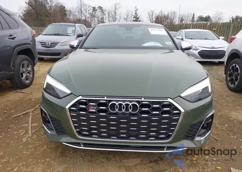 2022 Audi S5 Sportback Premium Plus Tfsi Quattro Tiptronic z USA, uszkodzony, nr VIN WAUC4CF55NA011807